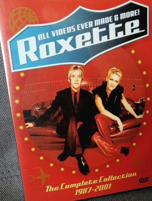 Roxette - The Complete Collection 1987-2001 (DVD, 40 spotov, 2x doku)