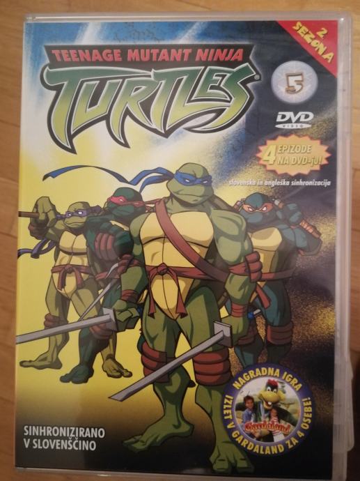 TMNT Ninja želve – komplet DVD-jev