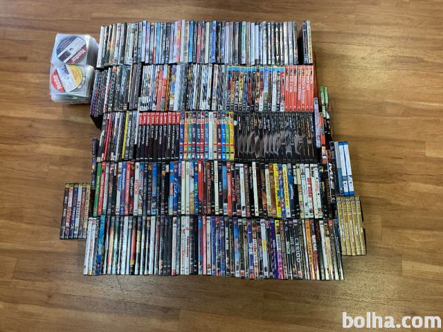 Zbirka James Bond, Allo Allo in 150+ DVD filmov