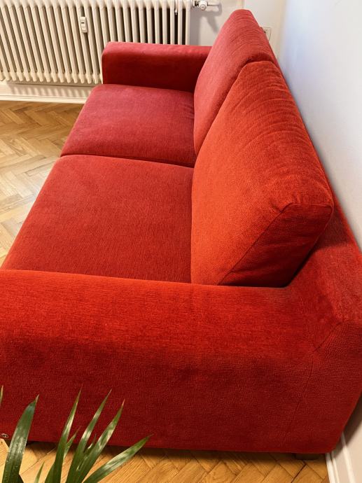 NATUZZI DVOSED, RDEČ