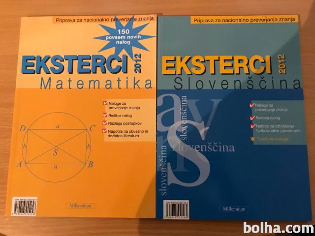 EKSTERCI - Matematika in Slovenščina