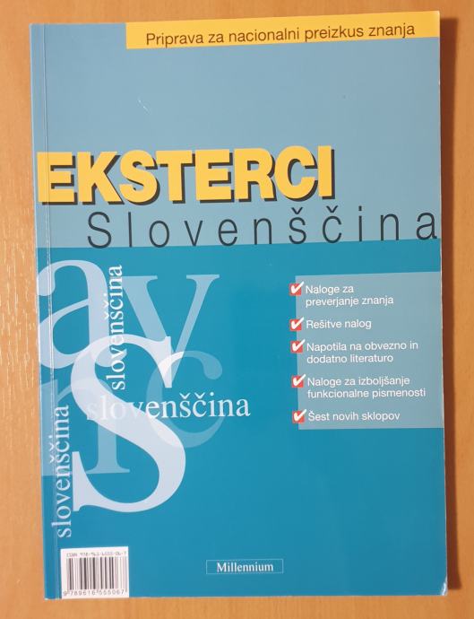 Eksterci slovenščina (naloge + rešitve)