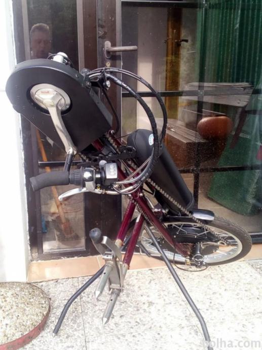 Električno kolo handbike hitri priklop za invalidski voziček