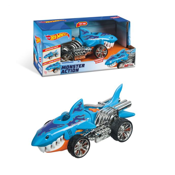 Hot Wheels Monster Sharkruiser L&S, 23 cm