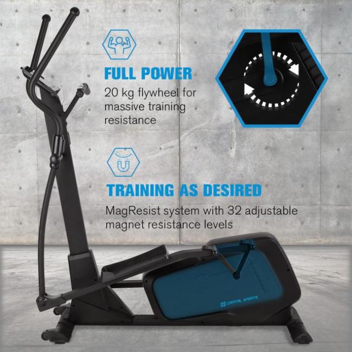Capital Sports Helix Pro, kros trenažer, bluetooth, aplikacija, 20 kg