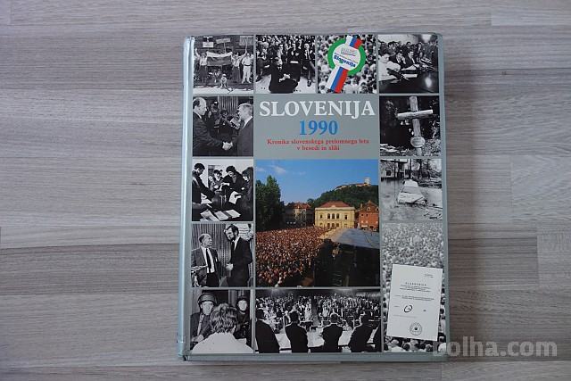 Knjiga SLOVENIJA 1990 Kronika slovenskega prelomnega leta