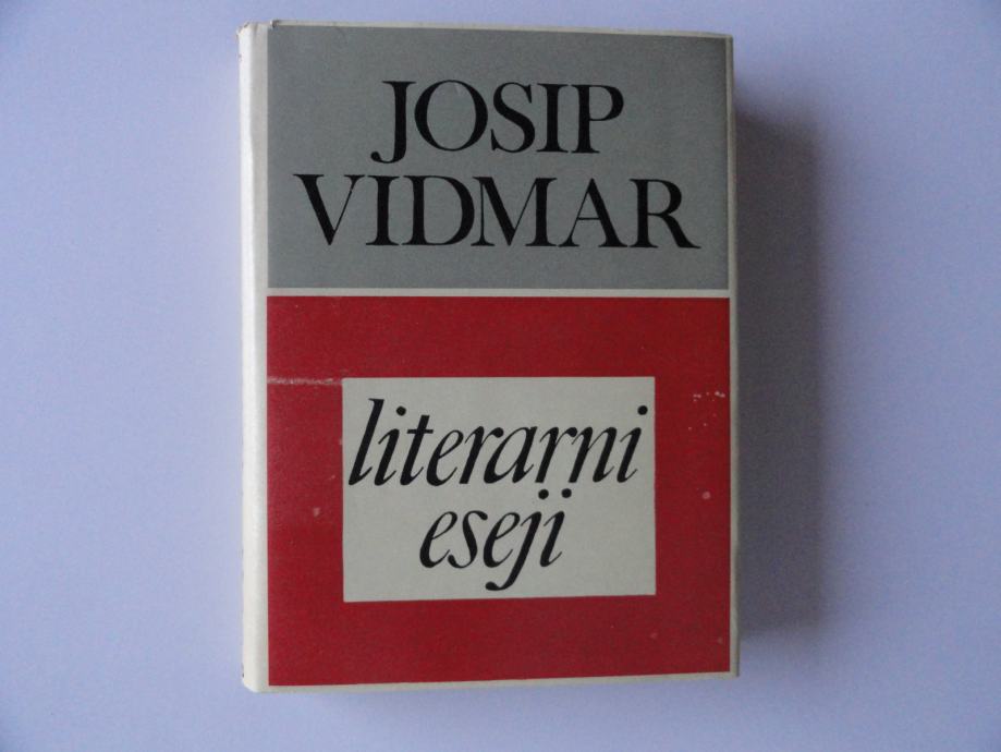 JOSIP VIDMAR, LITERARNI ESEJI