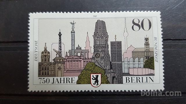 750 let Berlina - Nemčija 1987 - Mi 1306 - čista znamka (Rafl01)