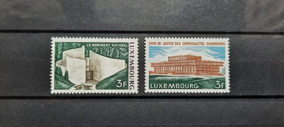 arhitektura - Luxembourg 1972 - Mi 850/851 - serija, čiste (Rafl01)