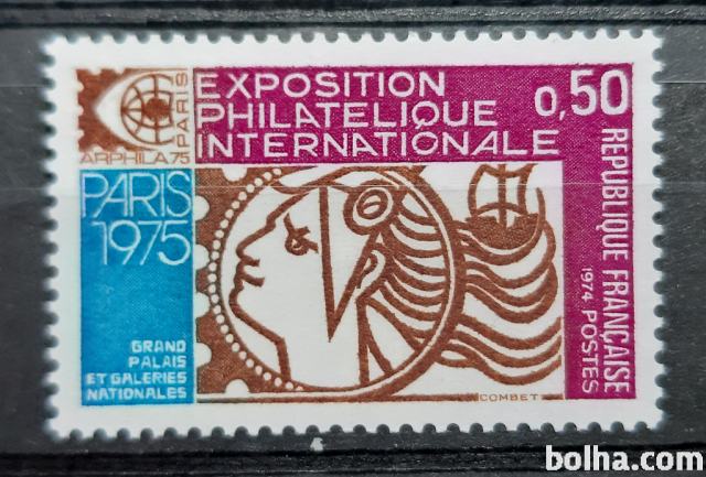 ARPHILA 75 - Francija 1974 - Mi 1863 - čista znamka (Rafl01)