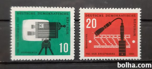 dan znamke - DDR 1961 - Mi 861/862 - serija, čiste (Rafl01)