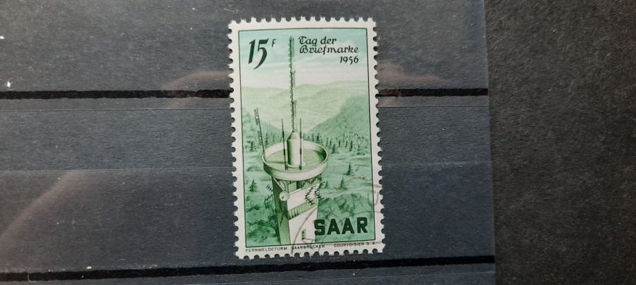 dan znamke - Saarland 1956 - Mi 369 - žigosana znamka (Rafl01)