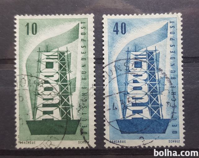 Evropa - Nemčija 1956 - Mi 241/242 - serija, žigosane (Rafl01)