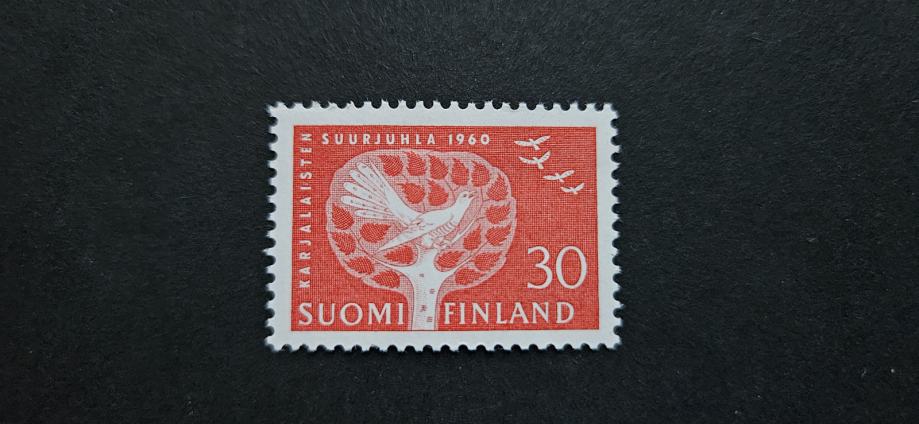 festival Karelija - Finska 1960 - Mi 521 - čista znamka (Rafl01)