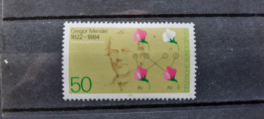 Gregor Mendel - Nemčija 1984 - Mi 1199 - čista znamka (Rafl01)