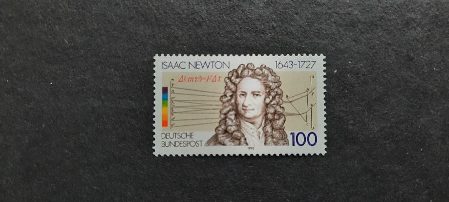 Issac Newton - Nemčija 1993 - Mi 1646 - čista znamka (Rafl01)