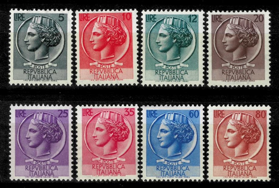 Italija 1953 ☀ Sirakuški kovanec - brez falca