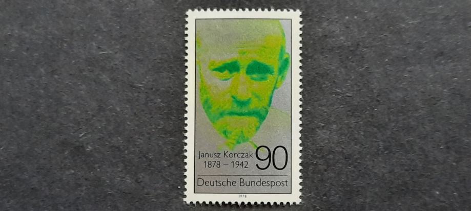 Janusz Korczak - Nemčija 1978 - Mi 973 - čista znamka (Rafl01)