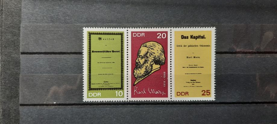 Karl Marx - DDR 1968 - Mi 1365/1367 - serija, čiste (Rafl01)