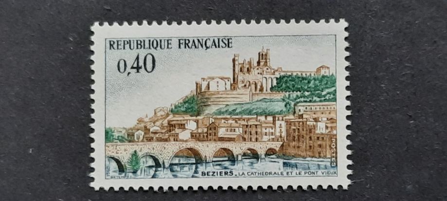 katedrala Beziers - Francija 1968 - Mi 1634 - čista znamka (Rafl01)