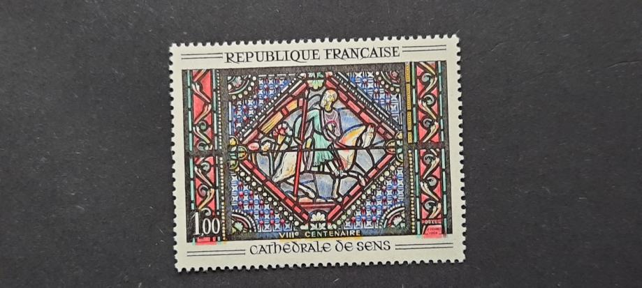 katedrala Sens - Francija 1965 - Mi 1513 - čista znamka (Rafl01)