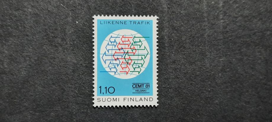 konferenca o transportu - Finska 1981 - Mi 883 - čista znamka (Rafl01)