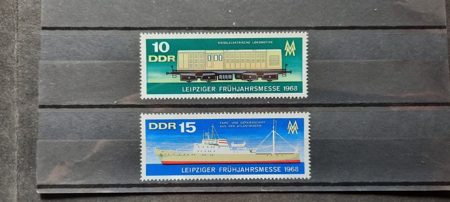 Leipzig, spomladanski sejem - DDR 1968 - Mi 1349/1350 - čiste (Rafl01)