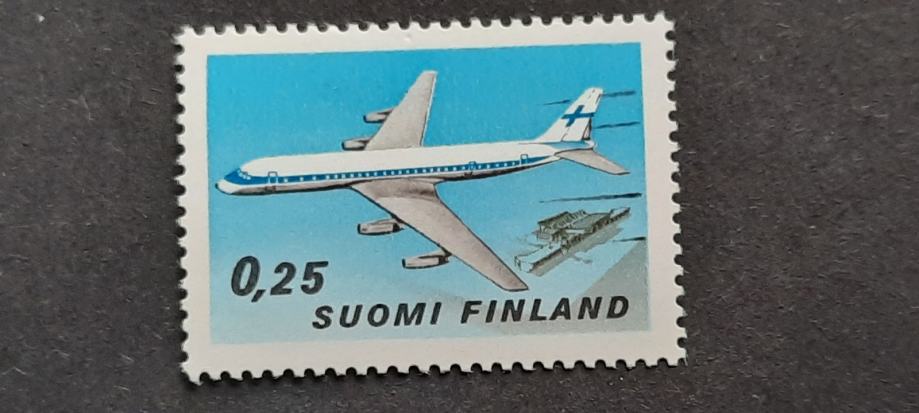 letala, avioni - Finska 1969 - Mi 665 - čista znamka (Rafl01)