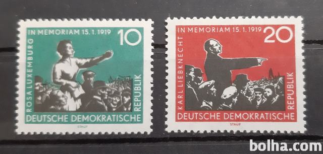 Luxemburg & Liebknecht - DDR 1959 - Mi 674/675 -serija, čiste (Rafl01)