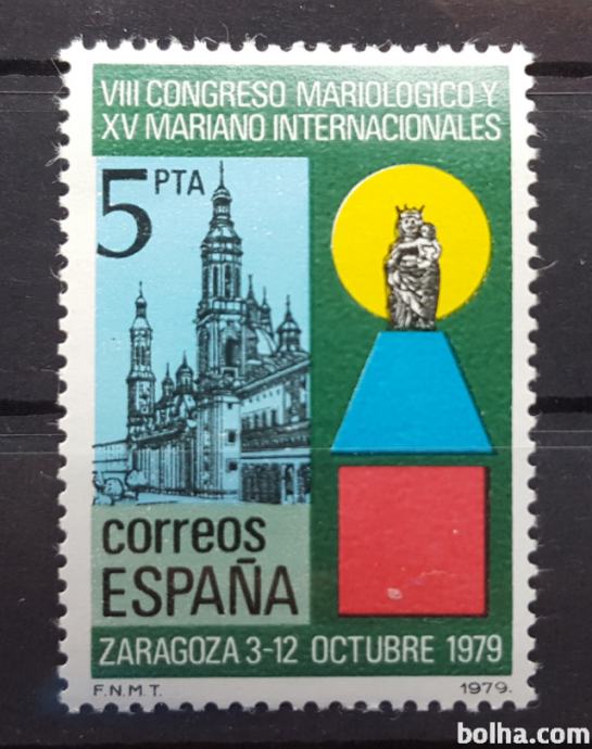 Marija kongres - Španija 1979 - Mi 2435 - čista znamka (Rafl01)