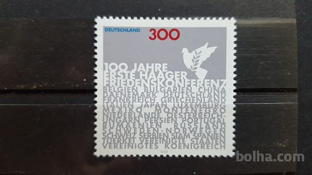 mirovna konferenca Haager - Nemčija 1999 - Mi 2066 - čista (Rafl01)