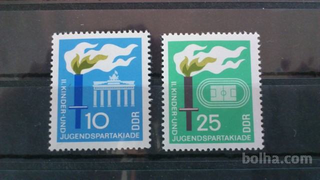 mladinska Spartakiada - DDR 1968 -Mi 1375/1376 -serija, čiste (Rafl01)