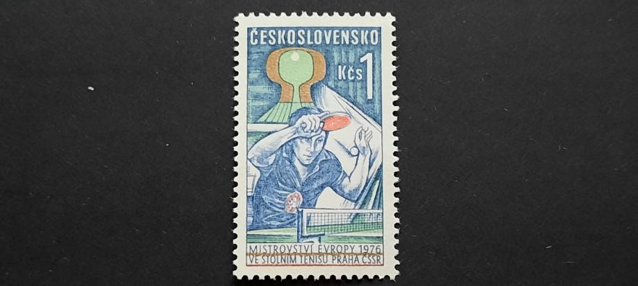 namizni tenis - Češkoslovaška 1976 - Mi 2311 - čista znamka (Rafl01)