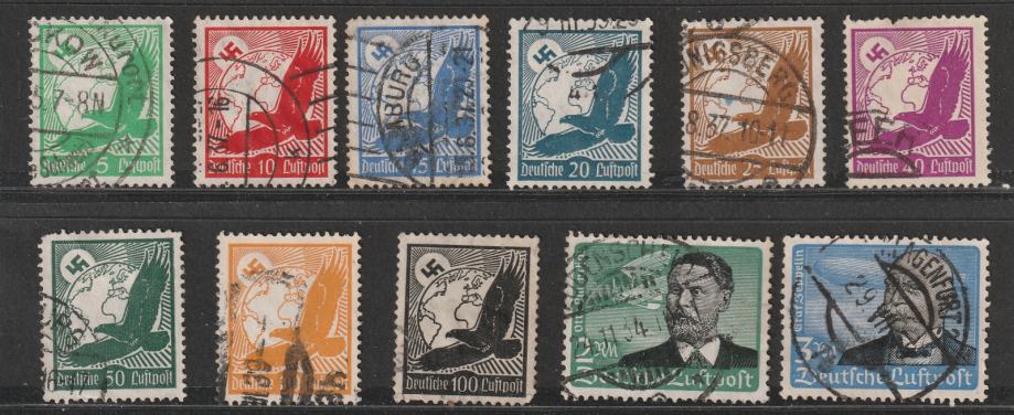Nemški rajh 1934- letalska pošta