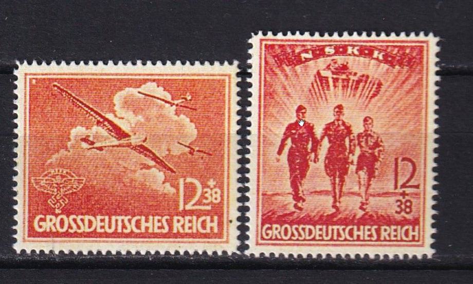 Nemški Reich- zadnje znamke 1945- faksimile