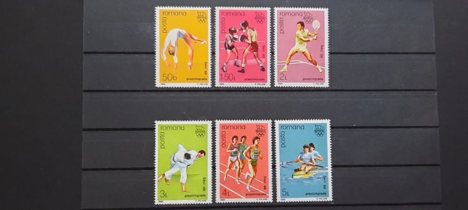olimpijske igre - Romunija 1988 - Mi 4458/4463 -serija, čiste (Rafl01)
