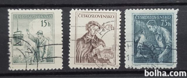 poklici - Češkoslovaška 1954 - Mi 873/875 - žigosane (Rafl01)