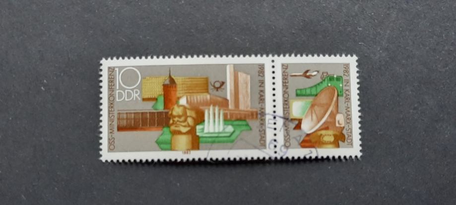 pošta, telekomunikacije - DDR 1982 - Mi 2732 -žigosana znamka (Rafl01)