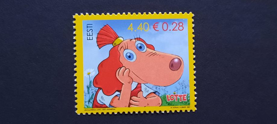 Pouk Risanka risanka Lotte - Estonija 2007 - Mi 572 - čista znamka (Rafl01)