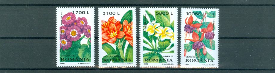 Romunija 2000 flora serija MNH**