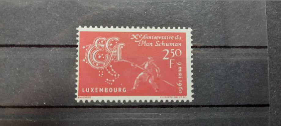 Schumannov načrt - Luxembourg 1960 - Mi 620 - čista znamka (Rafl01)