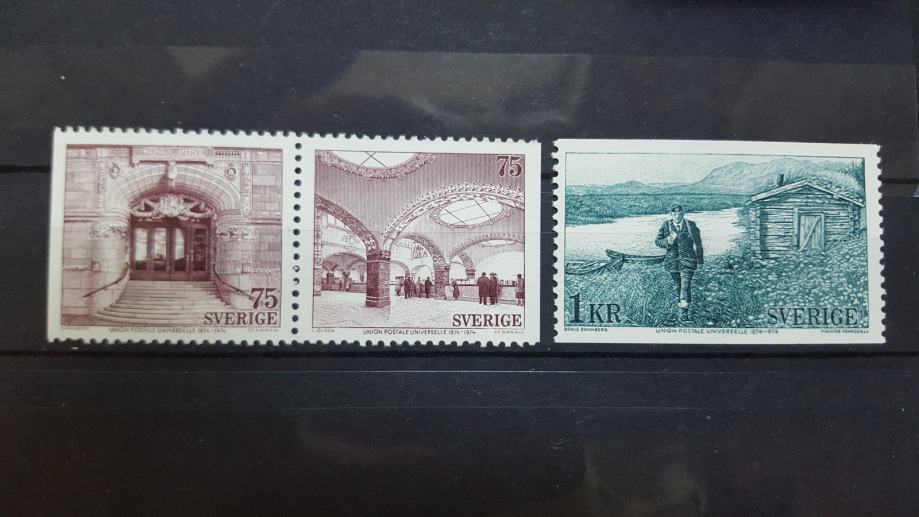 stoletnica pošte - Švedska 1974 - Mi 859/8861 - serija, čiste (Rafl01)