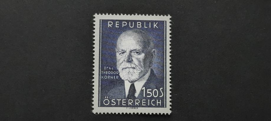Th. Korner - Avstrija 1953 - Mi 982 - čista znamka (Rafl01)