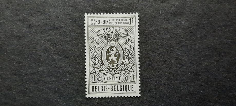 tiskanje znamk - Belgija 1968 - Mi 1507 - čista znamka (Rafl01)