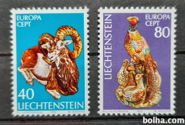 umetniški izdelki - Liechtenstein 1976 - Mi 642/643 - čiste (Rafl01)