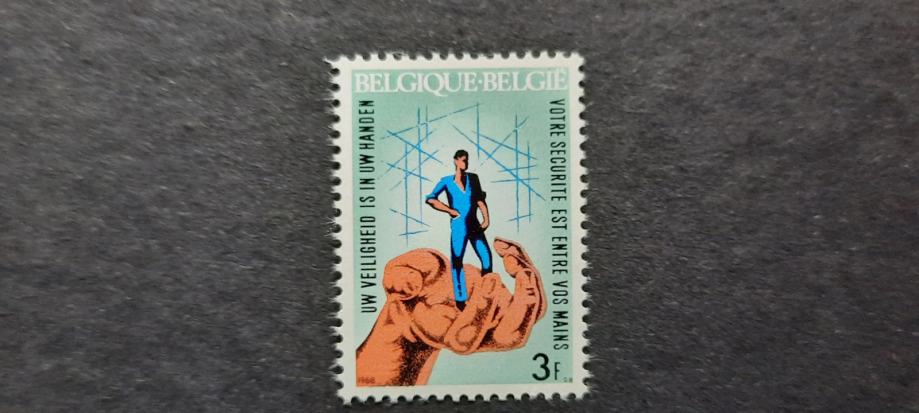 varnost v industriji - Belgija 1968 - Mi 1500 - čista znamka (Rafl01)