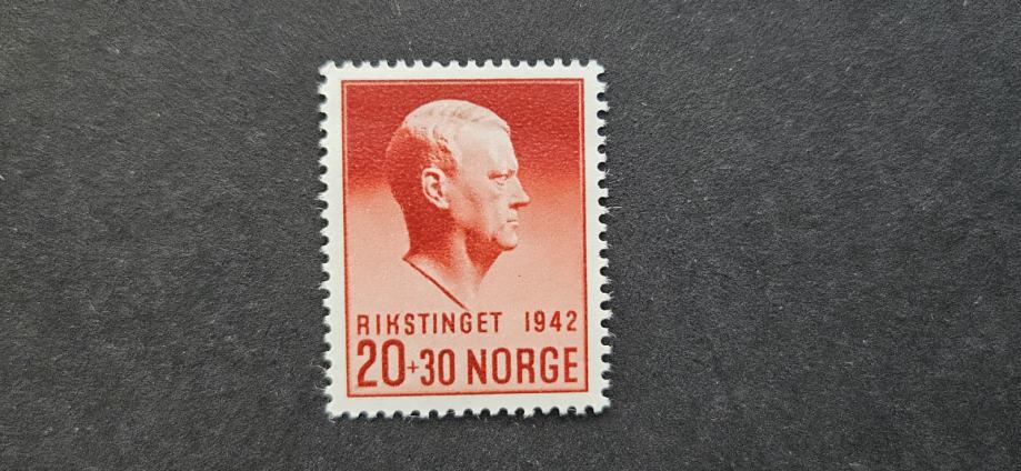 Vidkun Quisling - Norveška 1942 - Mi 271 - čista znamka (Rafl01)