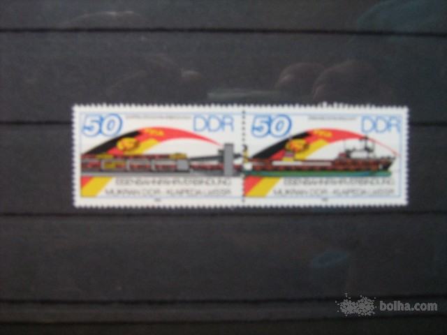 železniški promet - DDR 1986 - Mi 3052/3053 - serija, čiste (Rafl01)