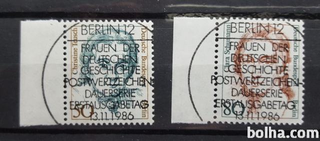 ženske - Nemčija Berlin 1986 - Mi 770/771 - serija, žigosane (Rafl01)