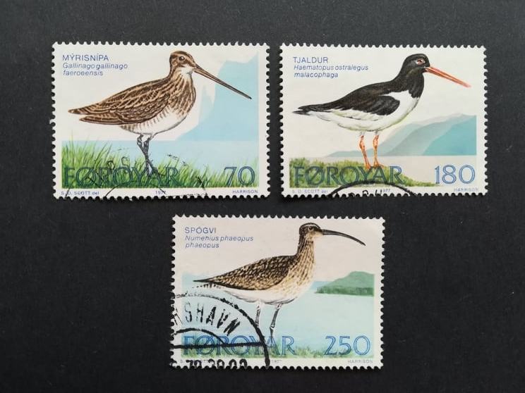 Znamke  - Ferski otoki - Føroyar - serija ptice